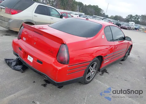 2004 Chevrolet Monte Carlo Supercharged Ss z USA, uszkodzony, nr VIN 2G1WZ121549376192